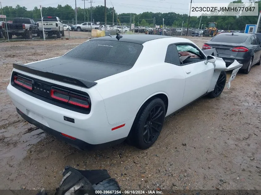 2C3CDZFJ6MH677047 2021 Dodge Challenger R/T Scat Pack