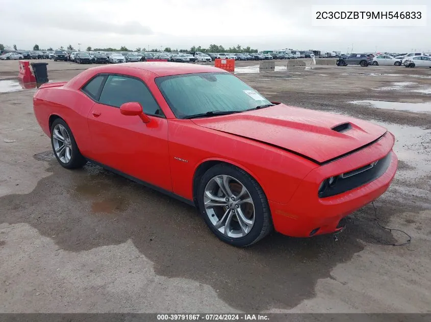 2C3CDZBT9MH546833 2021 Dodge Challenger R/T