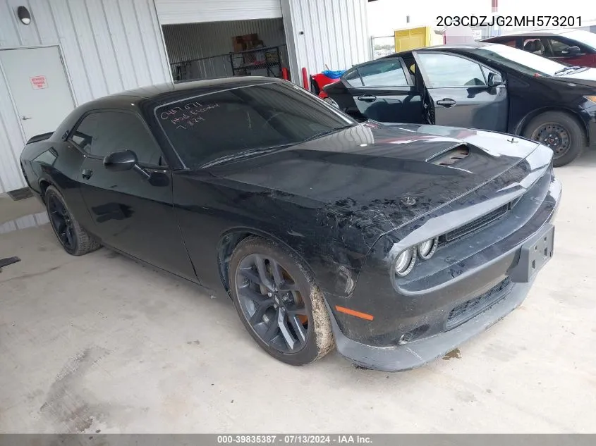 2C3CDZJG2MH573201 2021 Dodge Challenger Gt