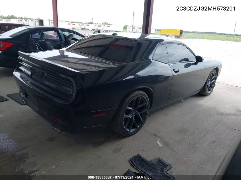 2021 Dodge Challenger Gt VIN: 2C3CDZJG2MH573201 Lot: 39835387