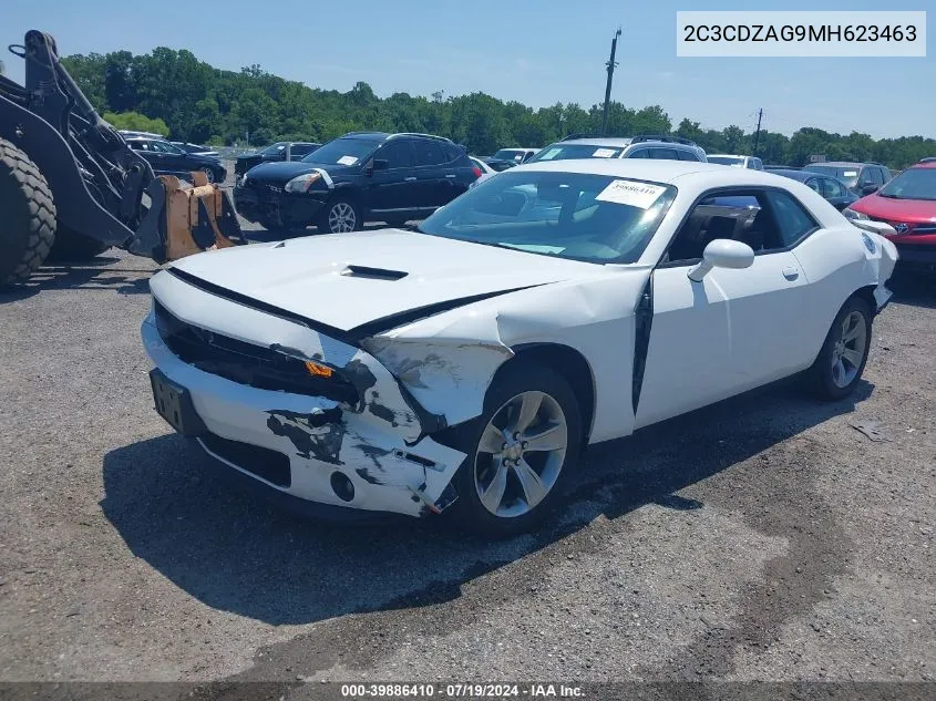 2021 Dodge Challenger Sxt VIN: 2C3CDZAG9MH623463 Lot: 39886410