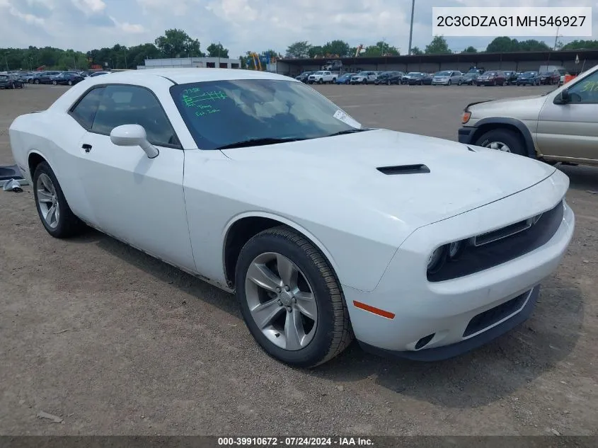 2C3CDZAG1MH546927 2021 Dodge Challenger Sxt