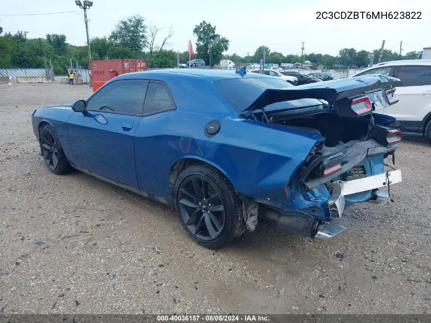 2021 Dodge Challenger R/T VIN: 2C3CDZBT6MH623822 Lot: 40036157