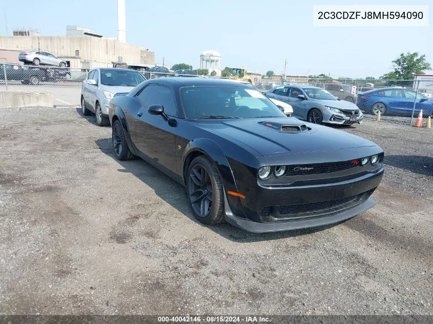 2021 Dodge Challenger R/T Scat Pack Widebody VIN: 2C3CDZFJ8MH594090 Lot: 40042146