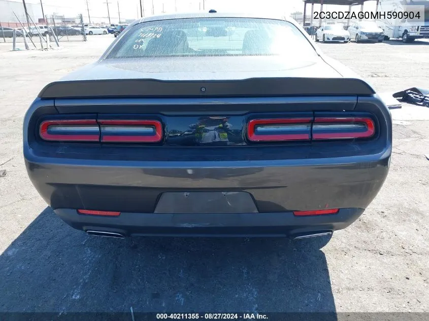 2C3CDZAG0MH590904 2021 Dodge Challenger Sxt