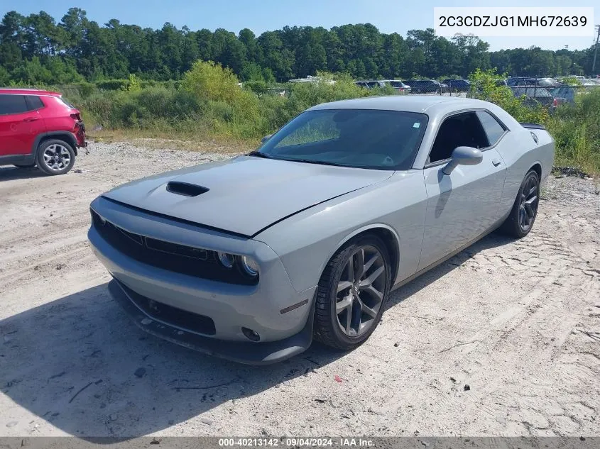 2C3CDZJG1MH672639 2021 Dodge Challenger Gt