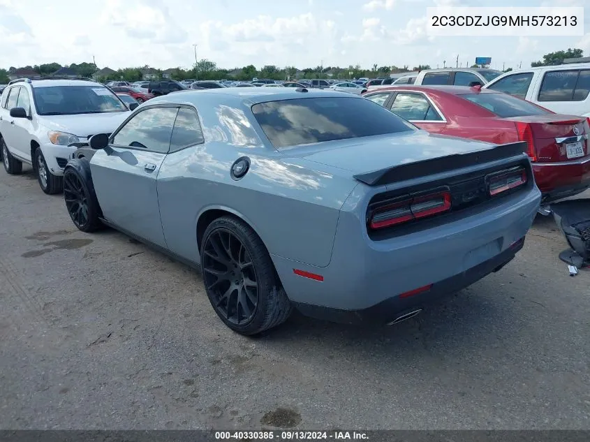 2021 Dodge Challenger Gt VIN: 2C3CDZJG9MH573213 Lot: 40330385