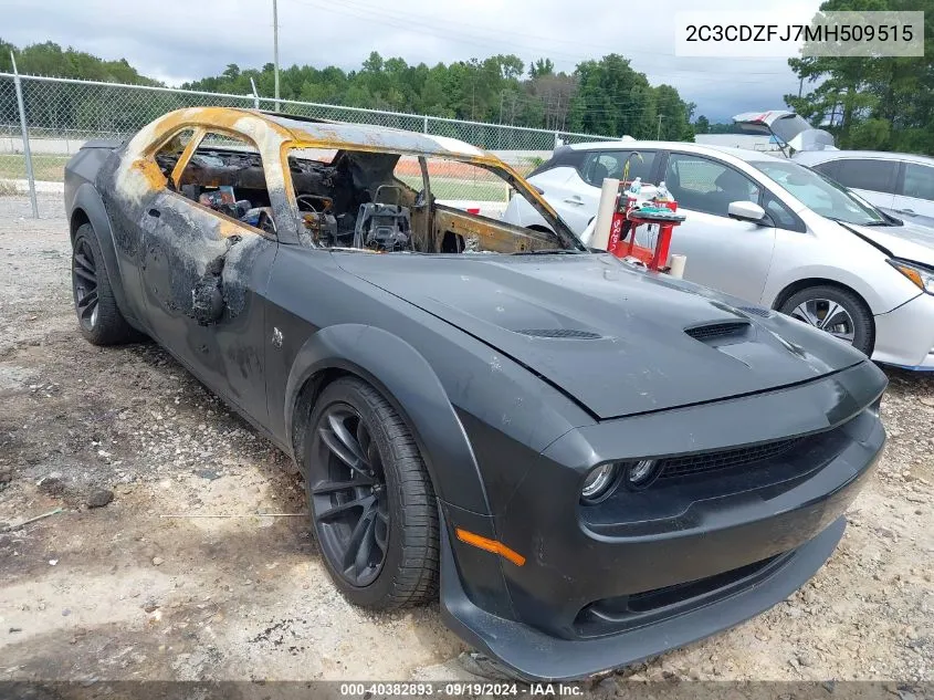 2021 Dodge Challenger R/T Scat Pack Widebody VIN: 2C3CDZFJ7MH509515 Lot: 40382893