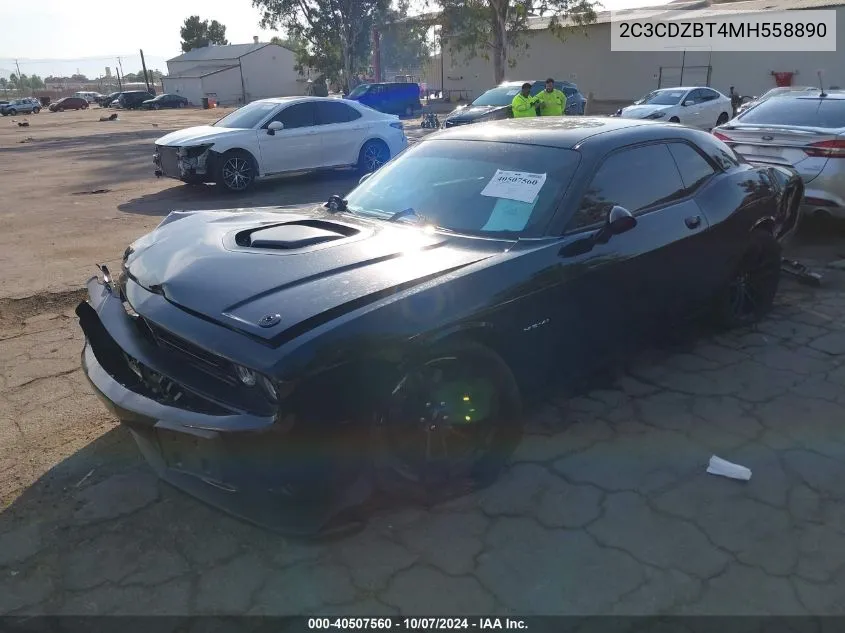 2021 Dodge Challenger R/T VIN: 2C3CDZBT4MH558890 Lot: 40507560