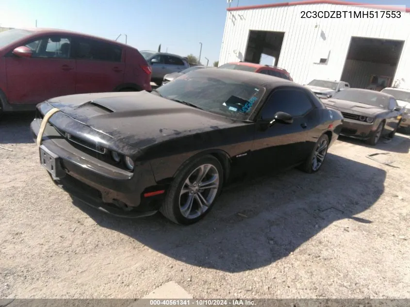 2021 Dodge Challenger R/T VIN: 2C3CDZBT1MH517553 Lot: 40561341