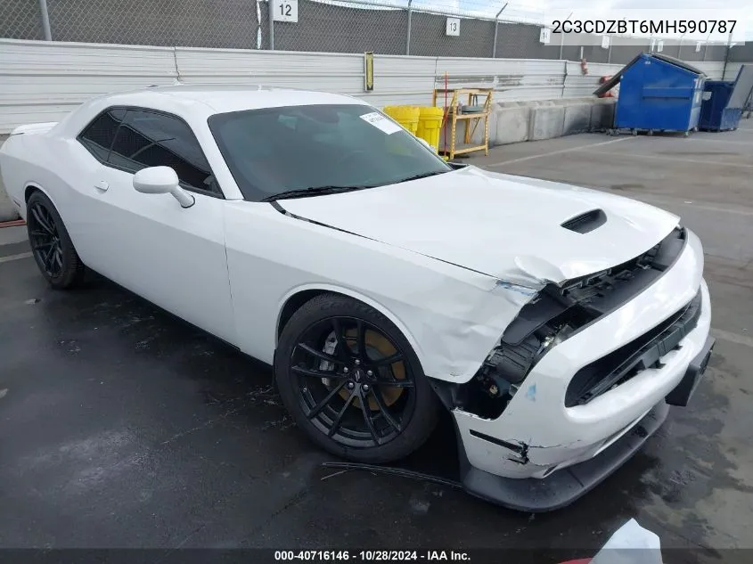 2C3CDZBT6MH590787 2021 Dodge Challenger R/T