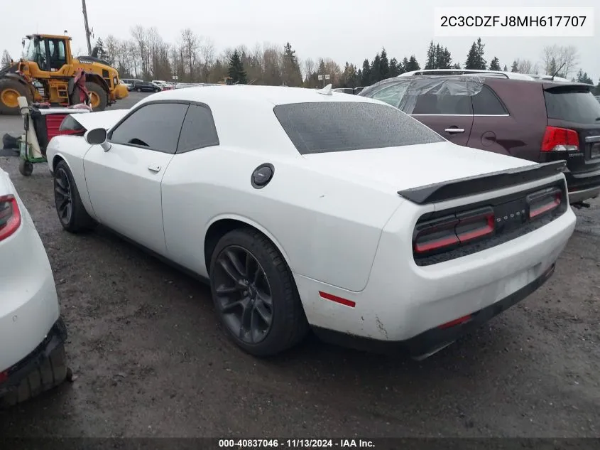 2C3CDZFJ8MH617707 2021 Dodge Challenger R/T Scat Pack