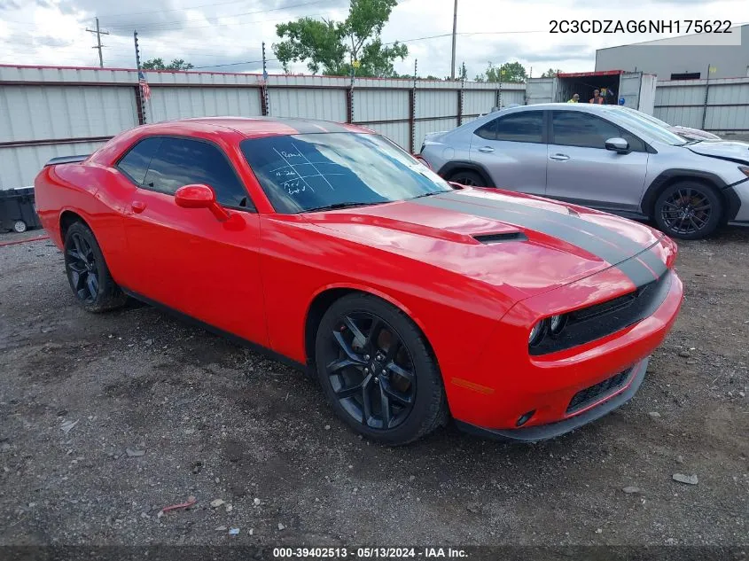 2C3CDZAG6NH175622 2022 Dodge Challenger Sxt