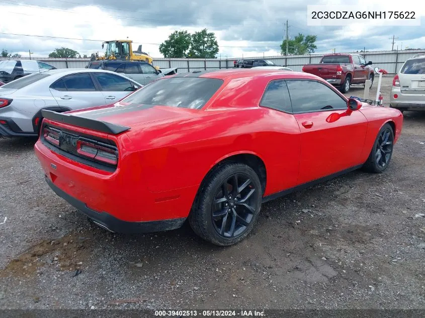 2C3CDZAG6NH175622 2022 Dodge Challenger Sxt