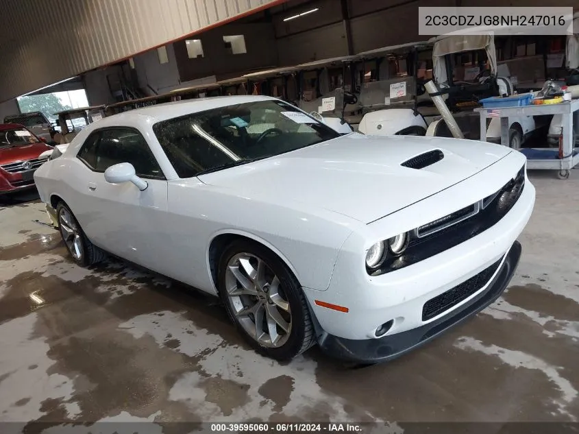 2C3CDZJG8NH247016 2022 Dodge Challenger Gt