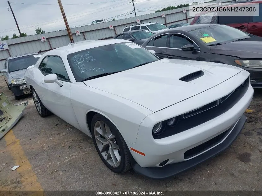 2022 Dodge Challenger Gt VIN: 2C3CDZJG6NH247306 Lot: 39908427