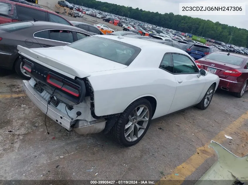 2C3CDZJG6NH247306 2022 Dodge Challenger Gt