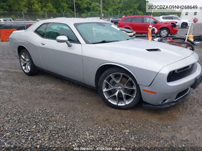 2C3CDZAG9NH268649 2022 Dodge Challenger Sxt