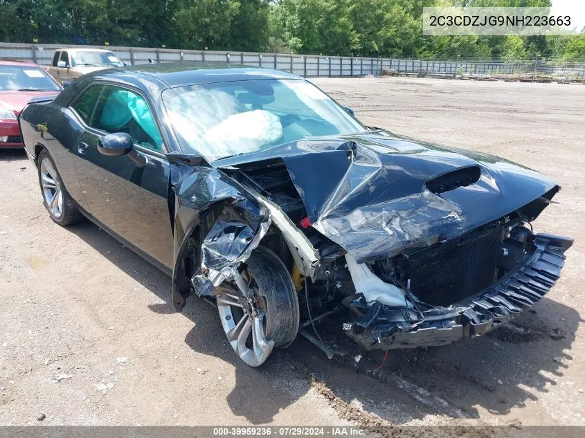 2022 Dodge Challenger Gt VIN: 2C3CDZJG9NH223663 Lot: 39959236