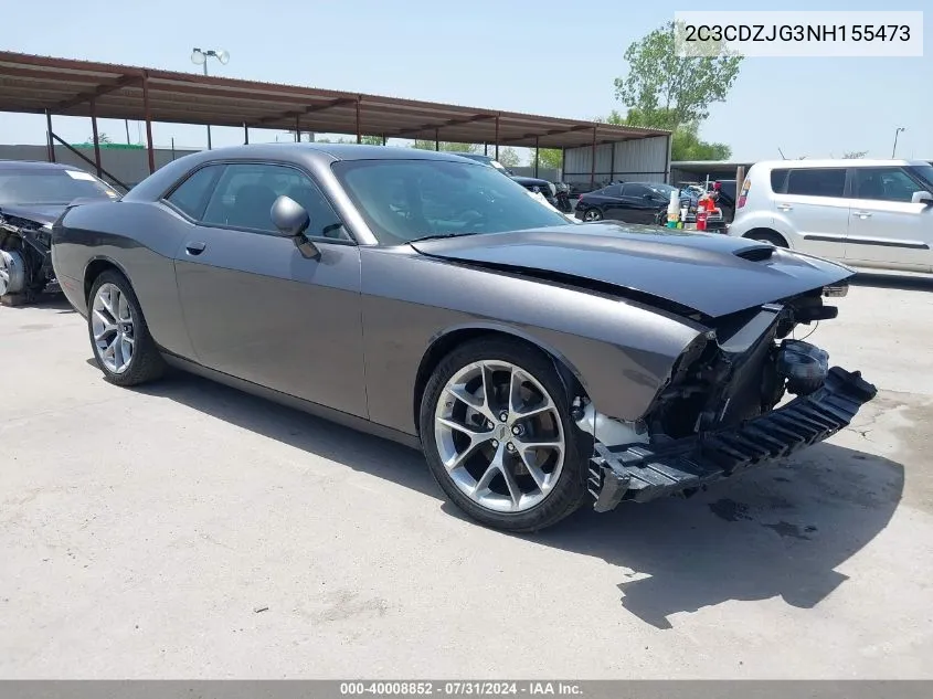 2C3CDZJG3NH155473 2022 Dodge Challenger Gt