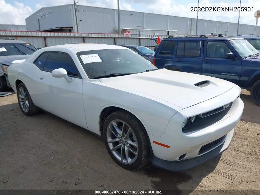 2C3CDZKGXNH205901 2022 Dodge Challenger Gt Awd