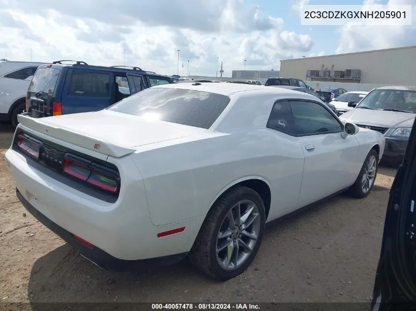 2C3CDZKGXNH205901 2022 Dodge Challenger Gt Awd