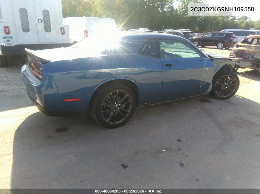 2C3CDZKG9NH109550 2022 Dodge Challenger Gt