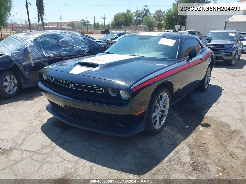 2C3CDZKG6NH204499 2022 Dodge Challenger Gt Awd