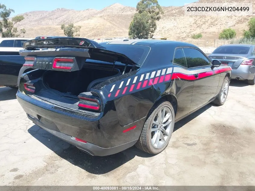 2022 Dodge Challenger Gt Awd VIN: 2C3CDZKG6NH204499 Lot: 40093081