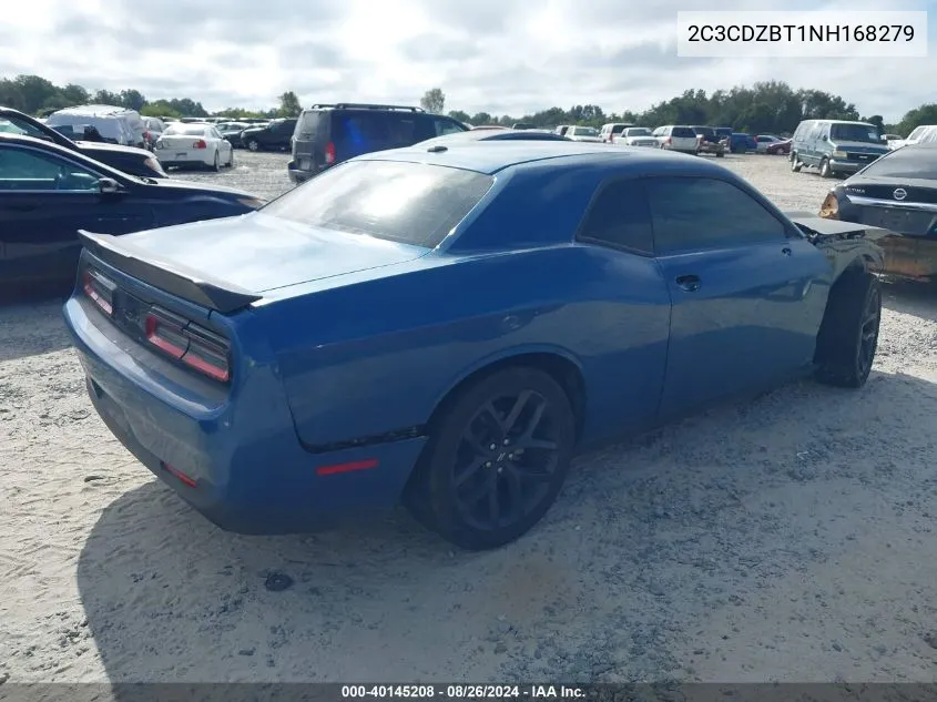 2022 Dodge Challenger R/T VIN: 2C3CDZBT1NH168279 Lot: 40145208