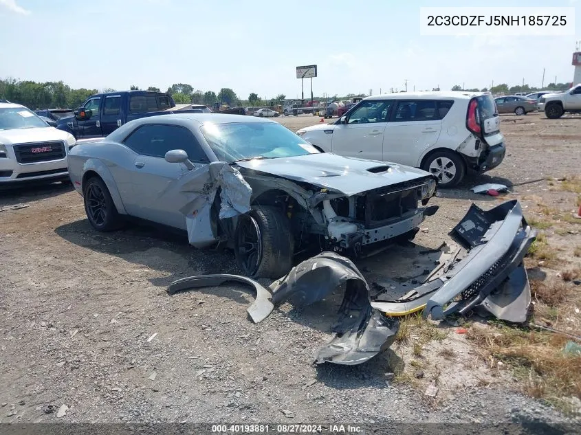 2022 Dodge Challenger R/T Scat Pack Widebody VIN: 2C3CDZFJ5NH185725 Lot: 40193881