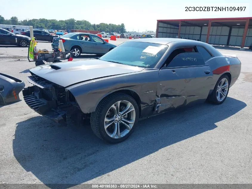 2022 Dodge Challenger R/T VIN: 2C3CDZBT2NH109497 Lot: 40195383