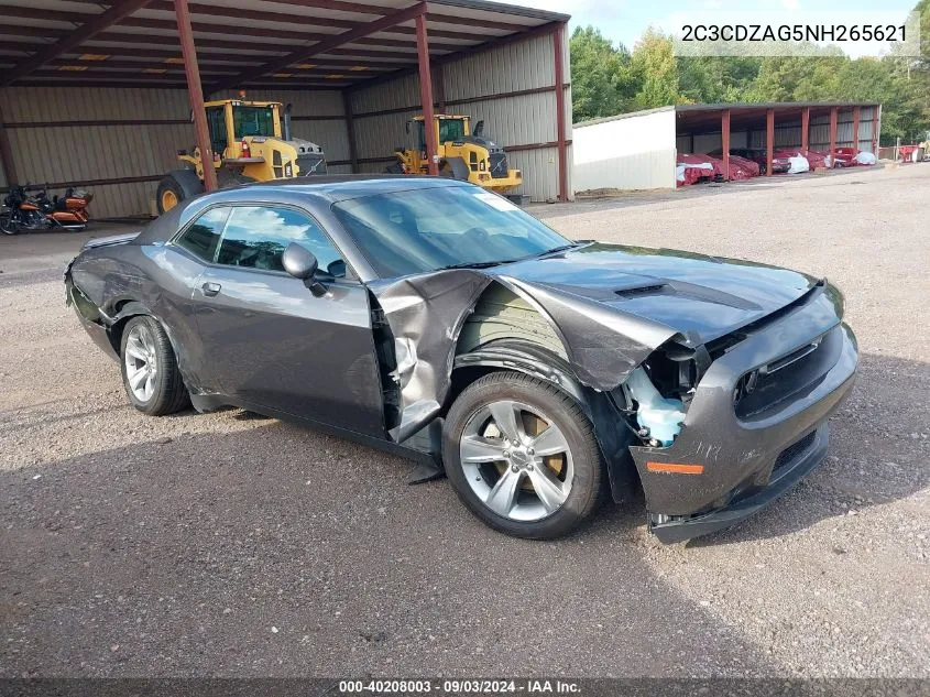 2022 Dodge Challenger Sxt VIN: 2C3CDZAG5NH265621 Lot: 40208003