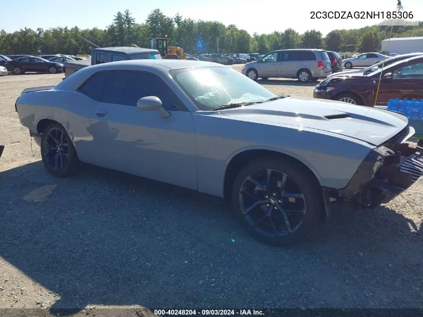 2022 Dodge Challenger Sxt VIN: 2C3CDZAG2NH185306 Lot: 40248204