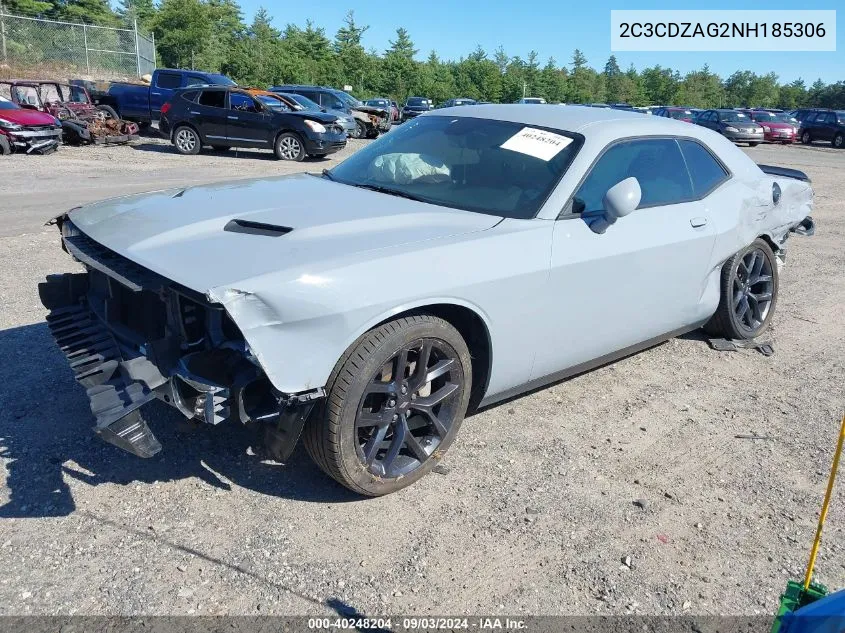 2022 Dodge Challenger Sxt VIN: 2C3CDZAG2NH185306 Lot: 40248204