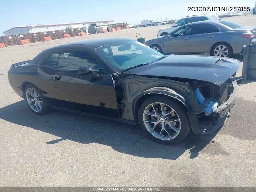 2022 Dodge Challenger Gt VIN: 2C3CDZJG1NH257855 Lot: 40251144