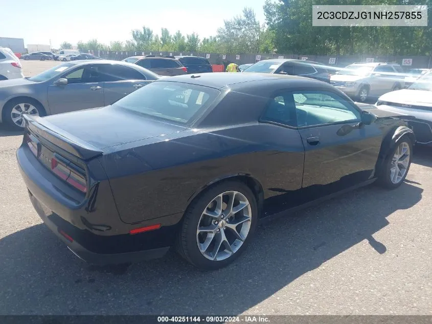 2C3CDZJG1NH257855 2022 Dodge Challenger Gt