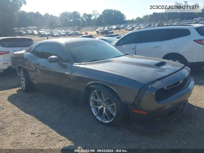 2022 Dodge Challenger Gt VIN: 2C3CDZJG2NH211371 Lot: 40352169