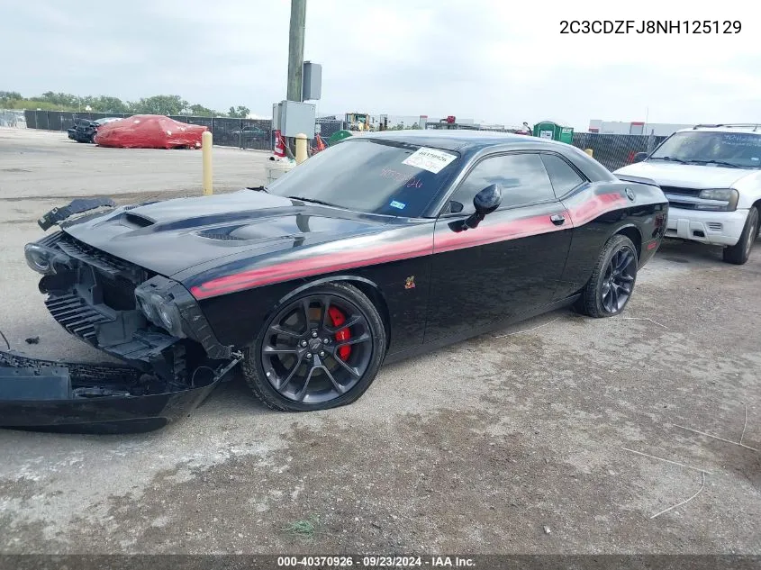 2022 Dodge Challenger R/T Scat Pack VIN: 2C3CDZFJ8NH125129 Lot: 40370926