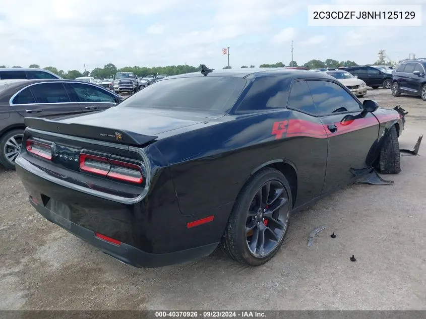 2022 Dodge Challenger R/T Scat Pack VIN: 2C3CDZFJ8NH125129 Lot: 40370926