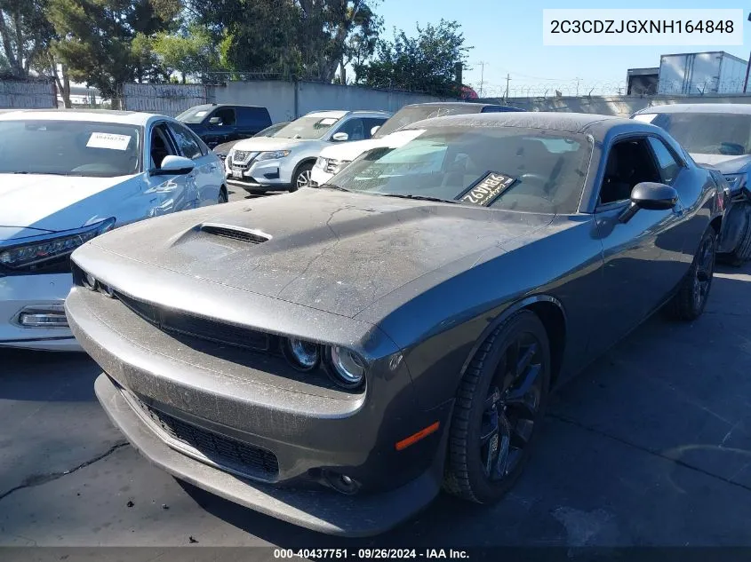 2022 Dodge Challenger Gt VIN: 2C3CDZJGXNH164848 Lot: 40437751