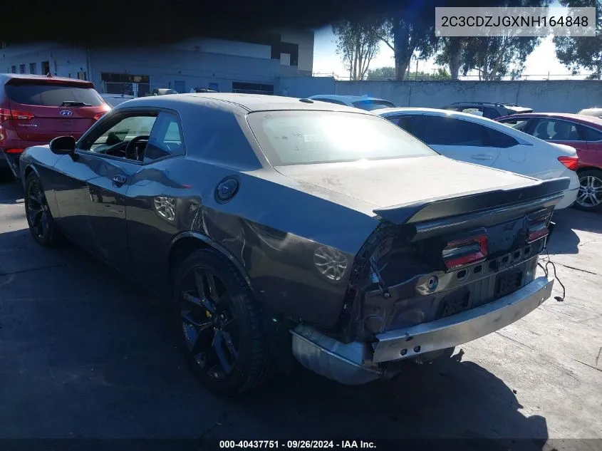 2022 Dodge Challenger Gt VIN: 2C3CDZJGXNH164848 Lot: 40437751