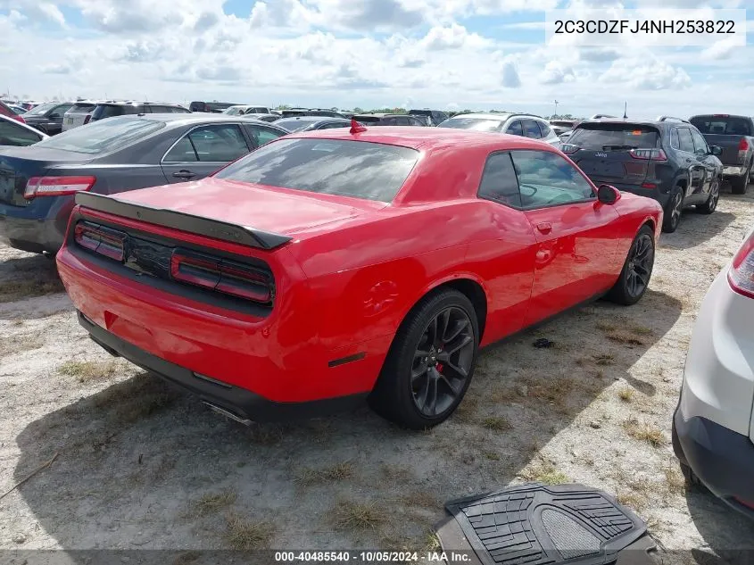 2022 Dodge Challenger R/T Scat Pack VIN: 2C3CDZFJ4NH253822 Lot: 40485540