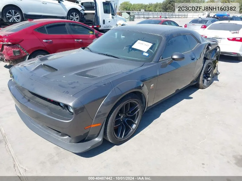 2022 Dodge Challenger R/T Scat Pack Widebody VIN: 2C3CDZFJ8NH160382 Lot: 40487442