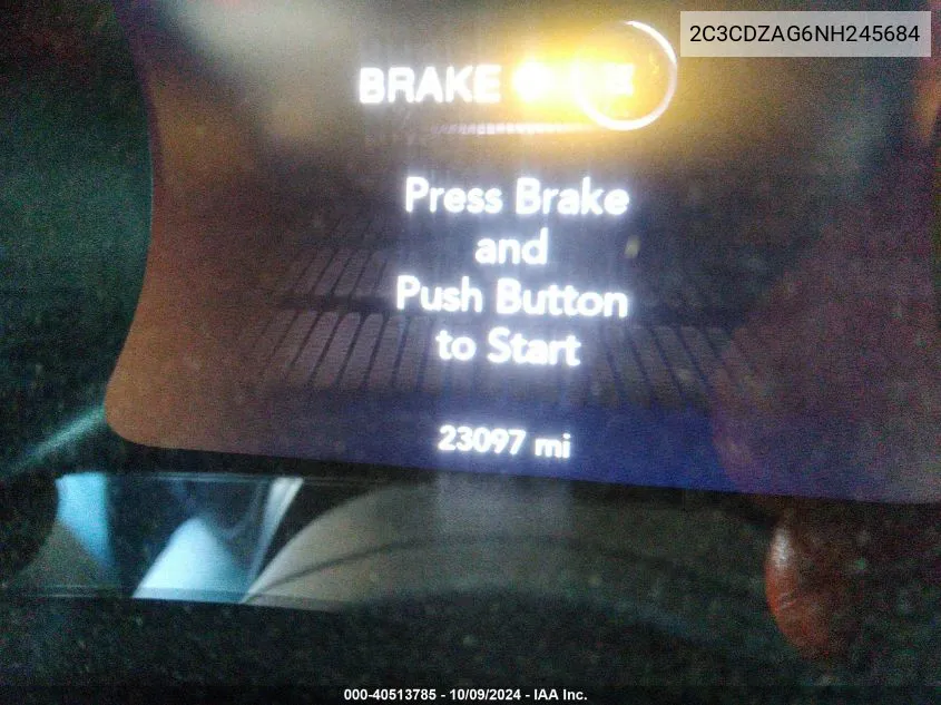 2022 Dodge Challenger Sxt VIN: 2C3CDZAG6NH245684 Lot: 40513785