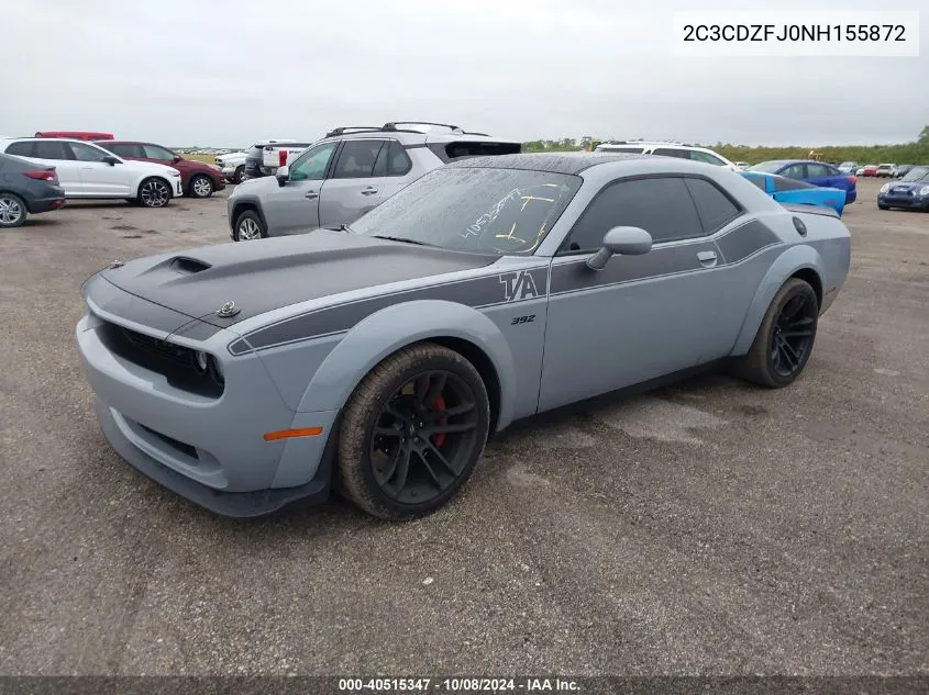 2022 Dodge Challenger R/T Scat Pack VIN: 2C3CDZFJ0NH155872 Lot: 40515347