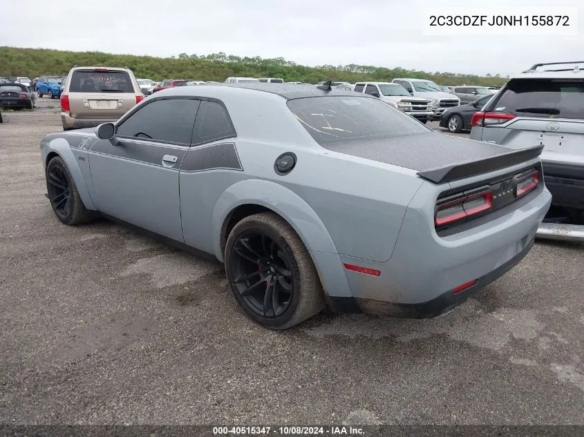 2022 Dodge Challenger R/T Scat Pack VIN: 2C3CDZFJ0NH155872 Lot: 40515347