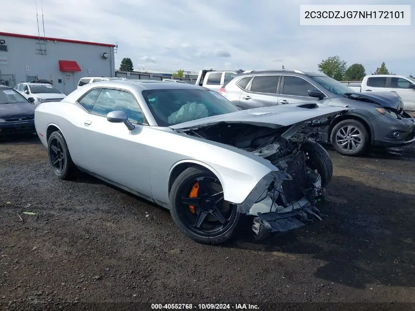 2022 Dodge Challenger Gt VIN: 2C3CDZJG7NH172101 Lot: 40552768