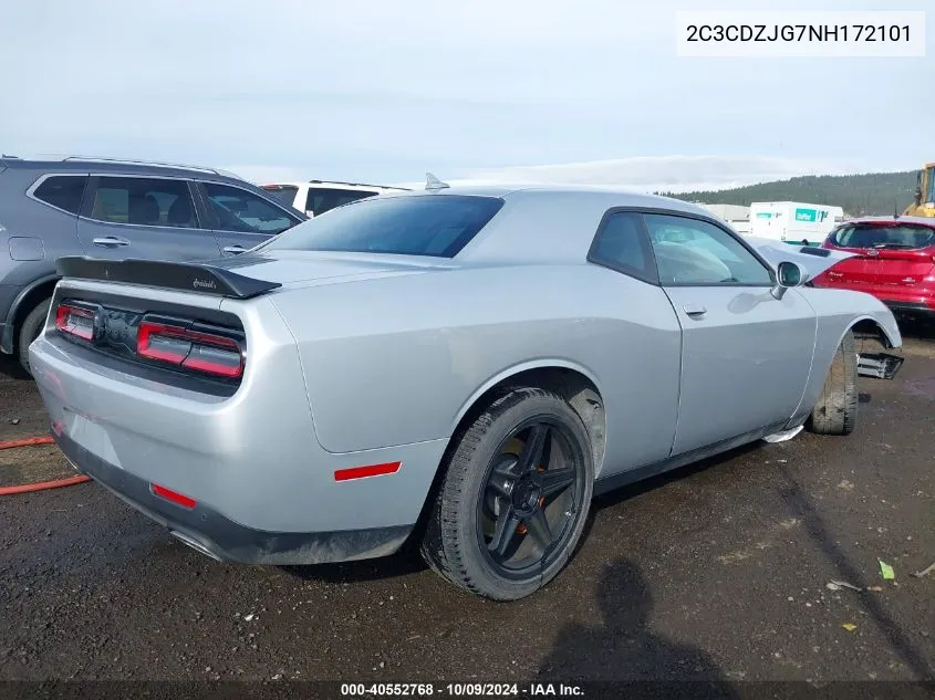 2022 Dodge Challenger Gt VIN: 2C3CDZJG7NH172101 Lot: 40552768