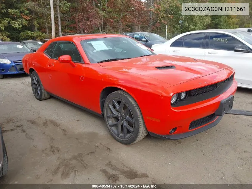 2022 Dodge Challenger Sxt VIN: 2C3CDZAG0NH211661 Lot: 40594737